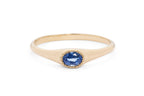 Galene Ring, Blue Sapphire