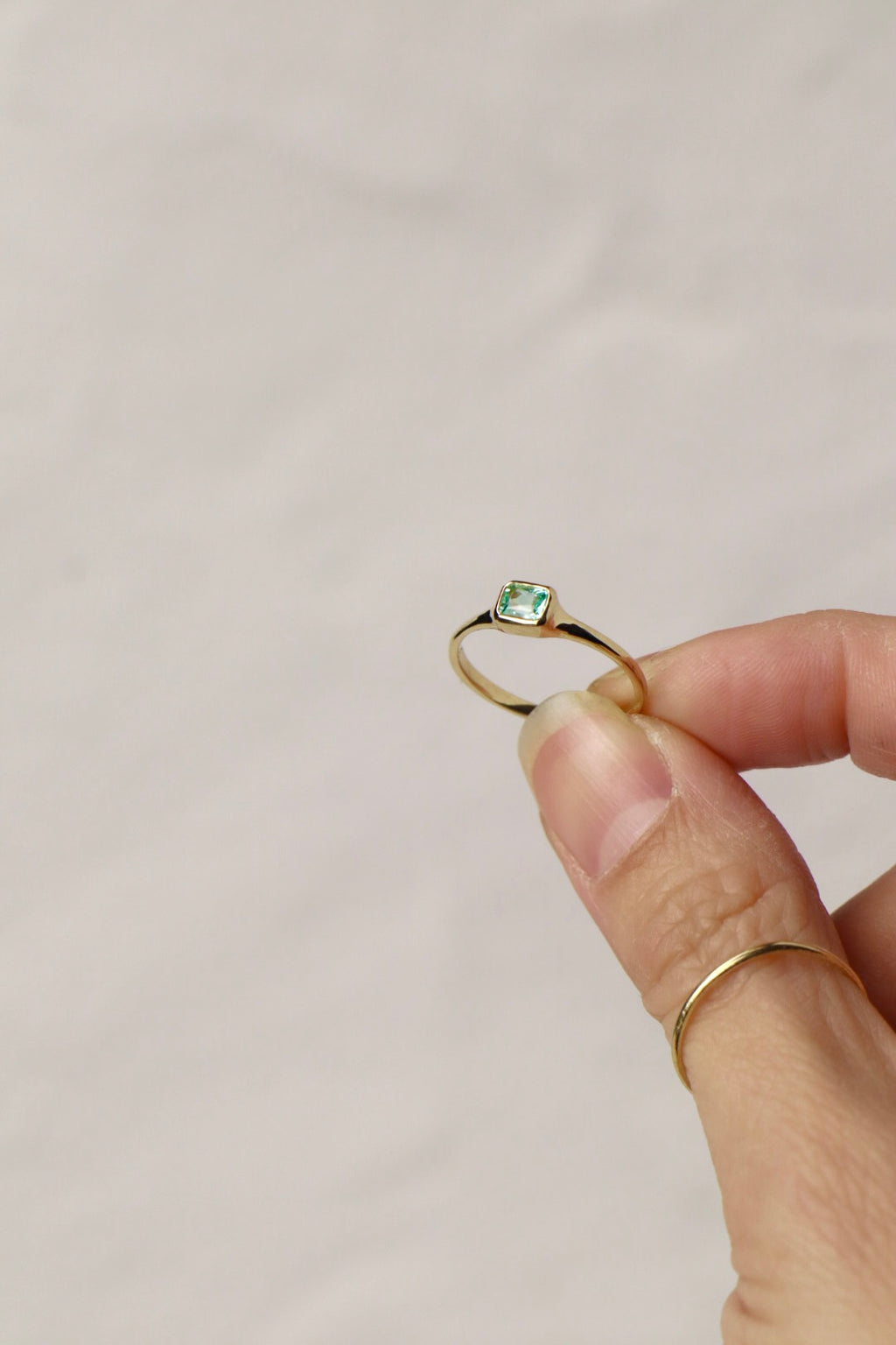 The Portal Ring - Green Beryl