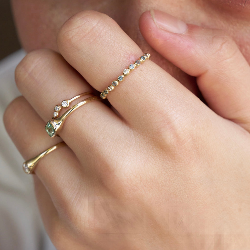 Ocean Light Eternity Ring