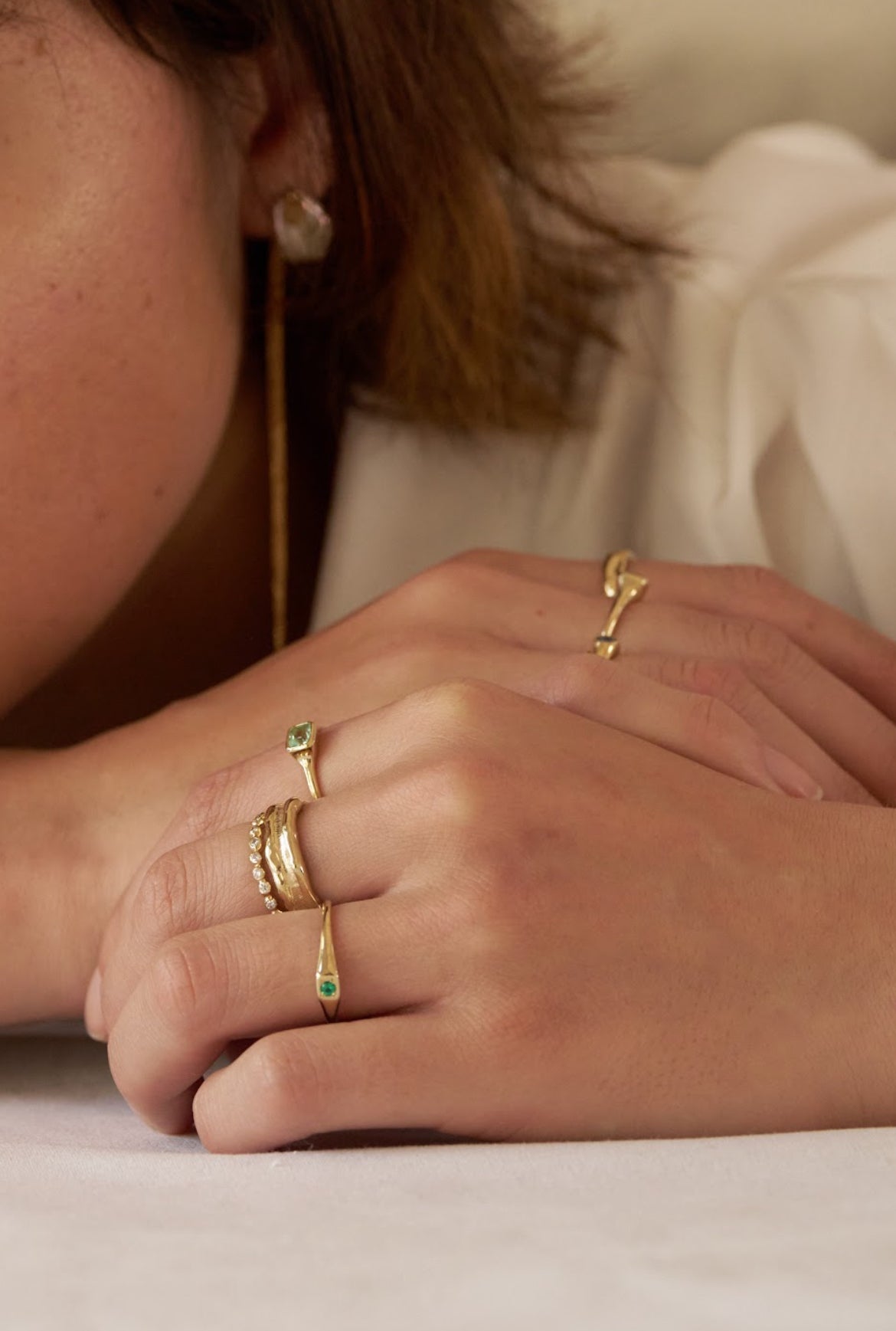 Diamond Ocean Light Eternity Ring