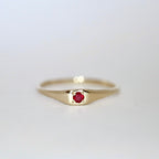 Little Signet Ring, Ruby