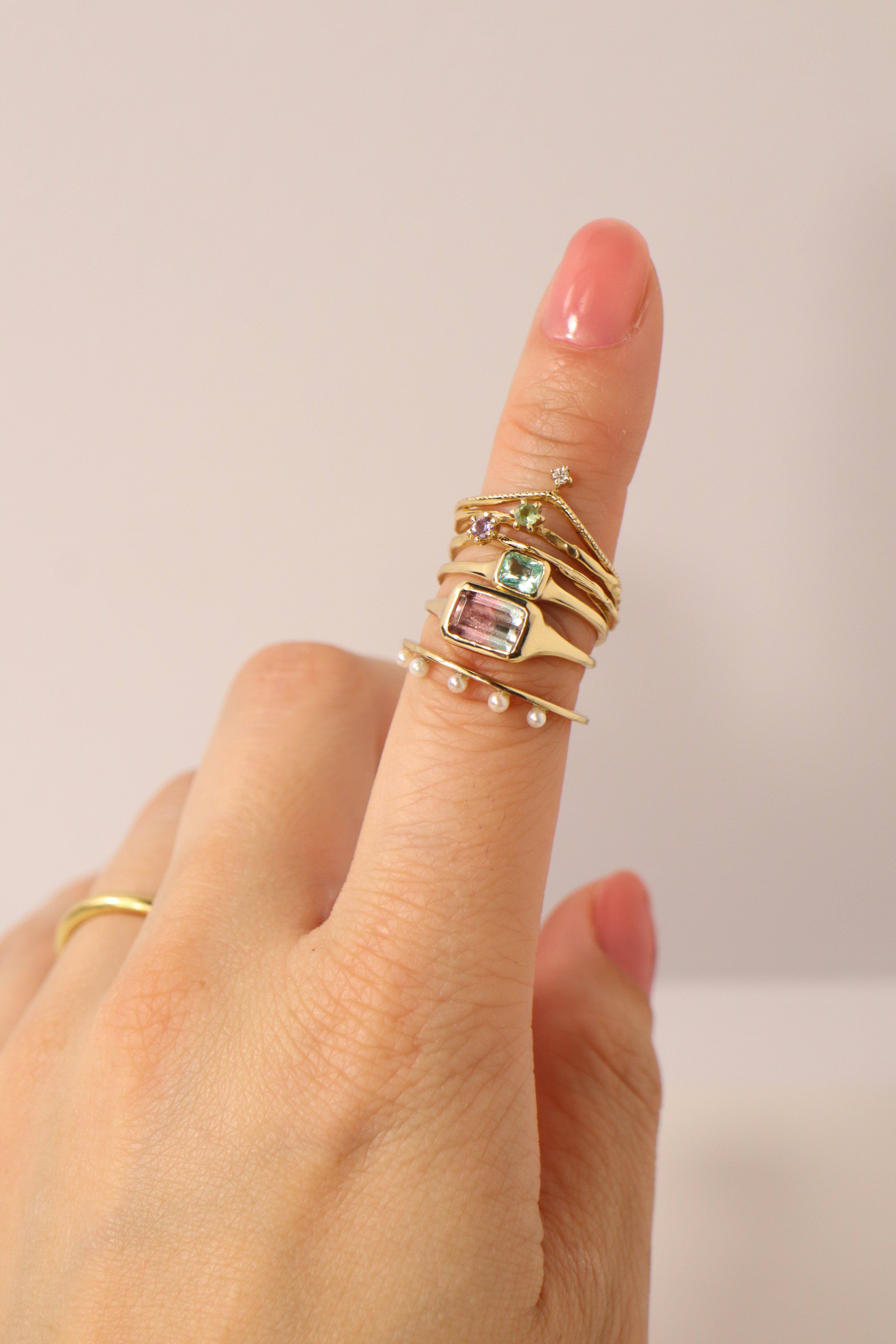 The Portal Ring - Bi-color Tourmaline
