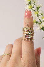 The Portal Ring - Green Beryl