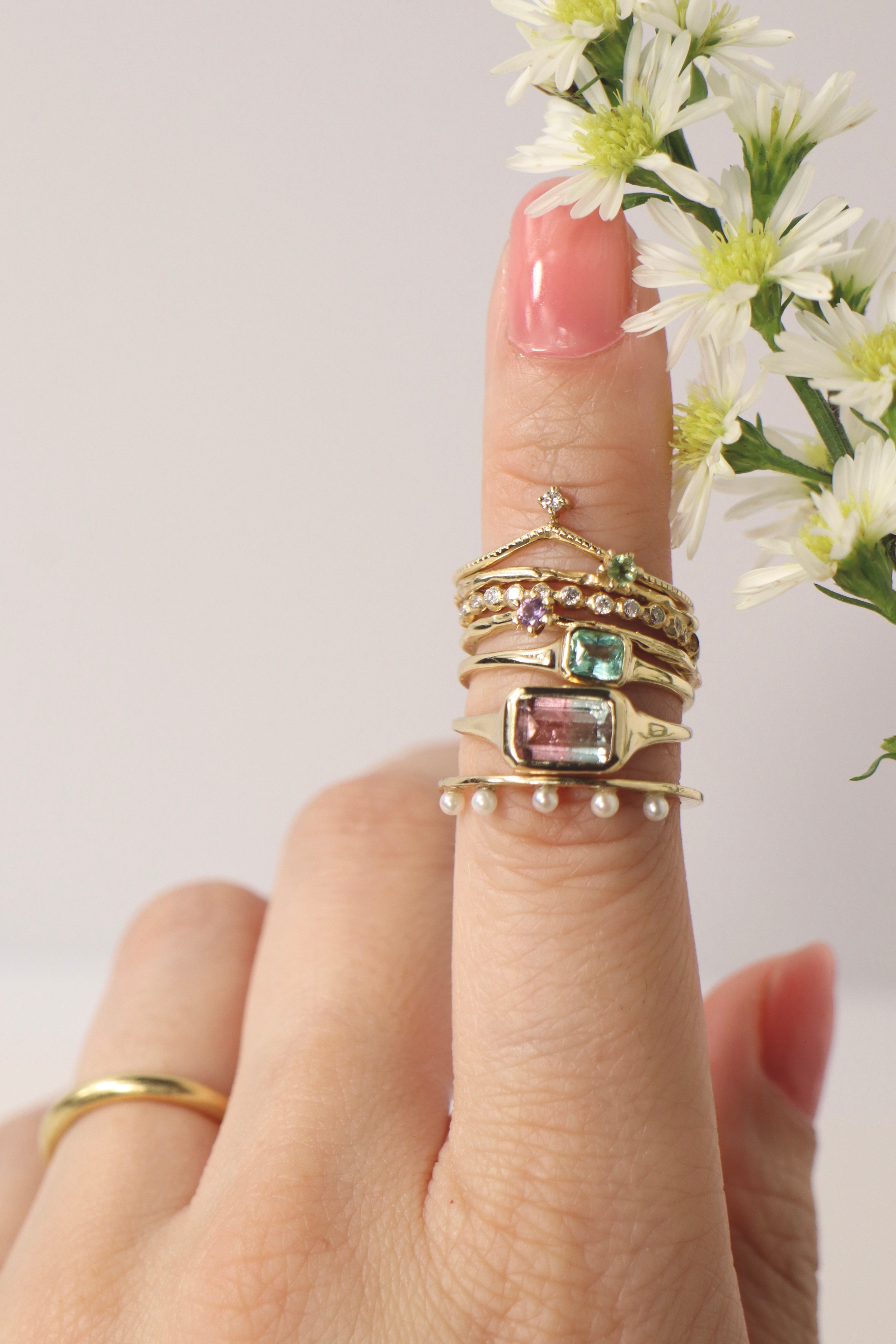 The Portal Ring - Green Beryl