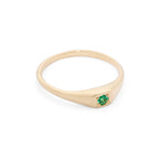 Little Signet Ring, Emerald