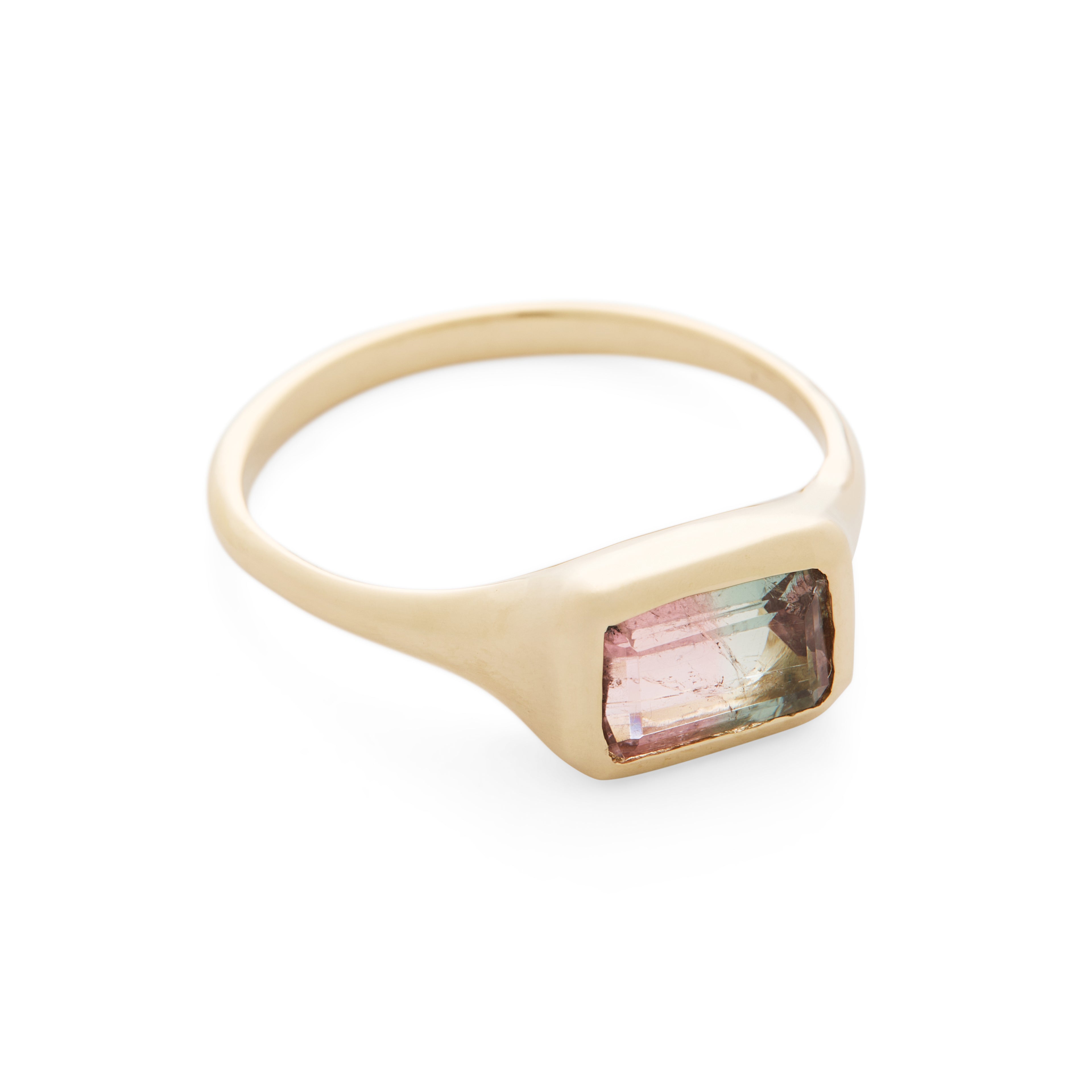 The Portal Ring - Bi-color Tourmaline