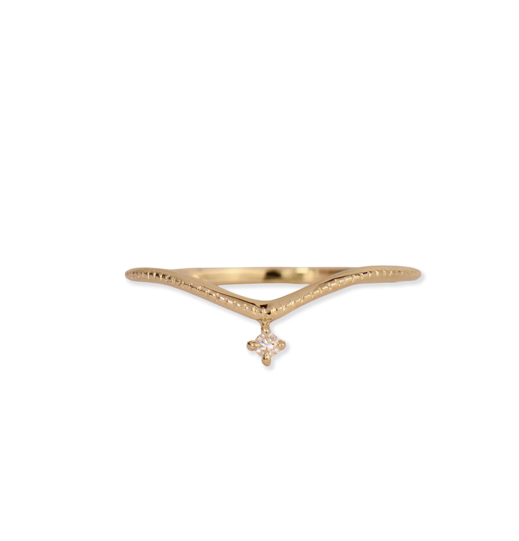 Vela Petite Crown Ring